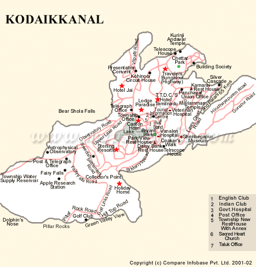 Hill Resorts Maps