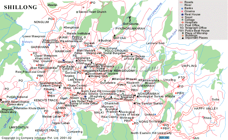Hill Resorts Maps